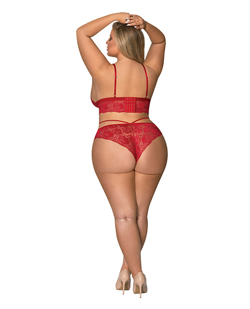 sugar-spice-bra-panty-red-qn image