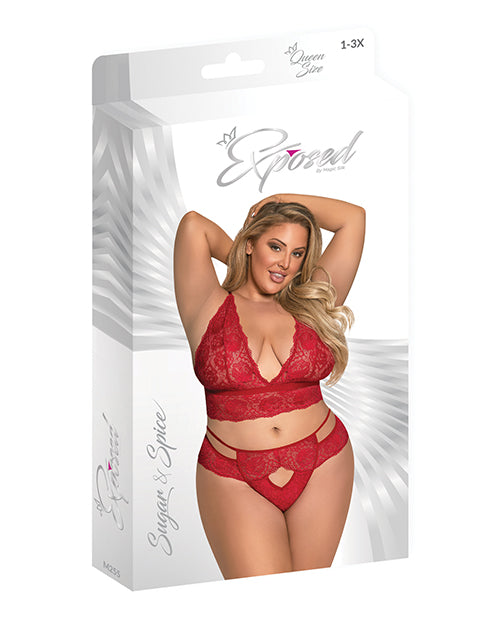 sugar-spice-bra-panty-red-qn image