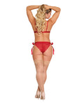 sugar-spice-ribbon-tie-bra-panty-red-lxl image