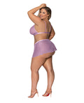 girl-next-door-strappy-bralette-wflirty-thong-skirt-lilac-2xl image