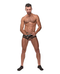cock-pit-fishnet-mini-cock-ring-short-black-xl image