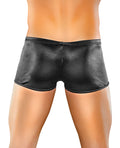 male-power-satin-lycra-boxer-black-medium image