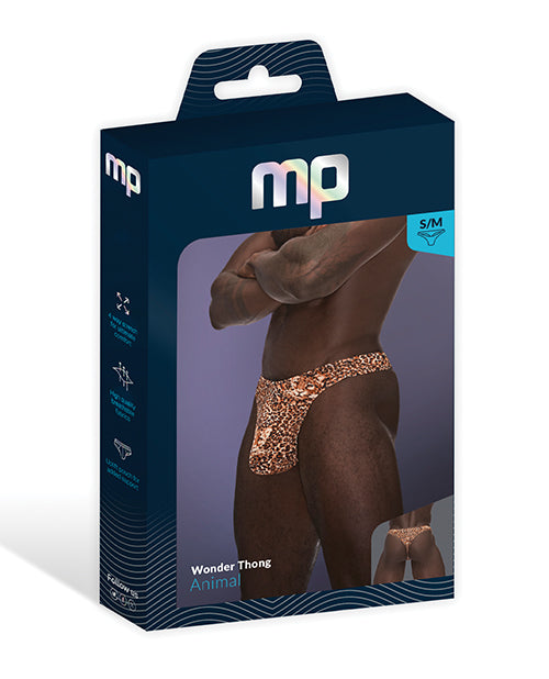 Male Power Wonder Thong Animal Print L/XL