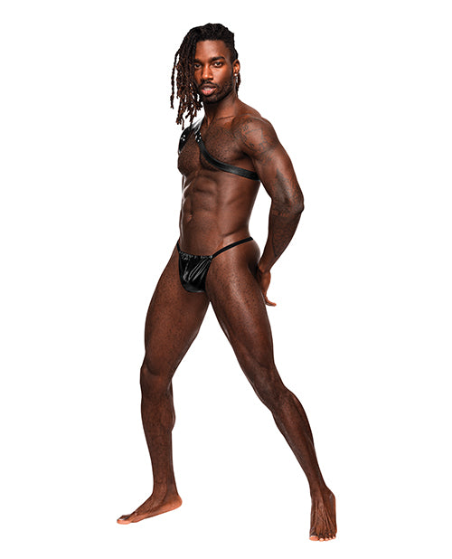 zodiac-pu-leather-shoulder-harness-black-os image