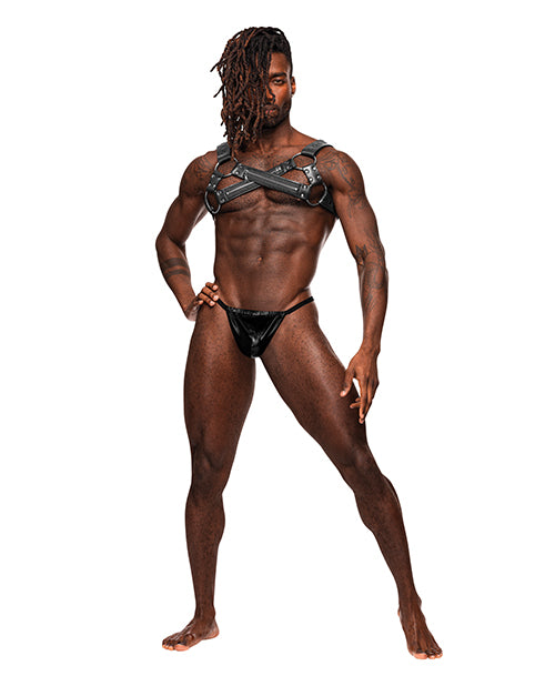 virgo-pu-leather-chest-harness-wzipper-detail-black-os image