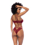 lace-underwire-top-wthong-2-pc-set-rosewood-lxl image