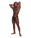 leather-scorpio-adjustable-waist-leg-band-thong-black-os image