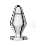 mystim-little-john-buttplug-small-aluminum-silver image
