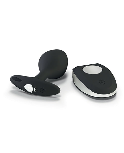 Mystim Rocking VIbe Silicone Buttplug Small - Black