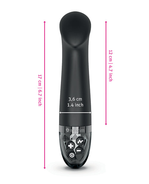 Mystim Right on Ron eStim G Vibrator - Black