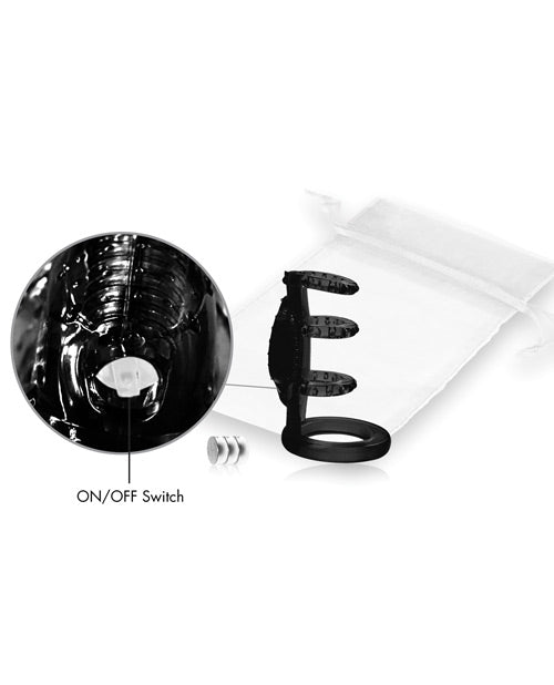 doctor-loves-zinger-vibrating-cock-cage-black image