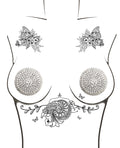 neva-nude-burlesque-big-o-crystal-jewel-reusable-silicone-pasties-silver-os image