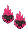 neva-nude-flaming-heart-glitter-pasties-blackred-os image