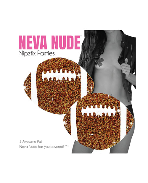 neva-nude-football-glitter-pasties-brown-os image