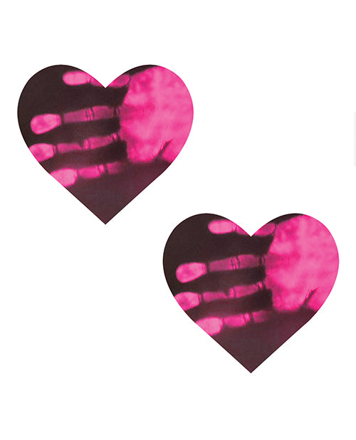neva-nude-temperature-reactive-heart-pasties-neon-pink image