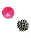 neva-nude-burlesque-bowser-spike-pleather-reusable-silicone-pasties-silverblack-os image
