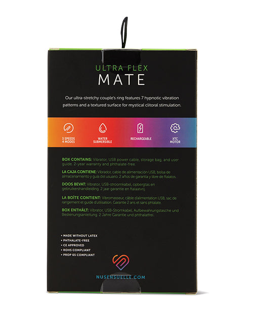 nu-sensuelle-mate-ultra-bullet-ring-cockring-7-function-black image
