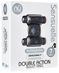 nu-sensuelle-double-action-cockring-2x7-function-black image