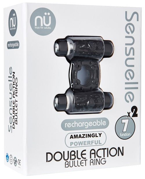 nu-sensuelle-double-action-cockring-2x7-function-black image