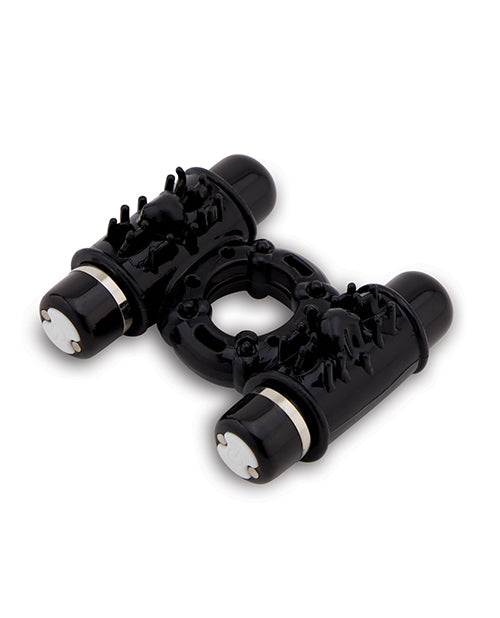 nu-sensuelle-double-action-cockring-2x7-function-black image