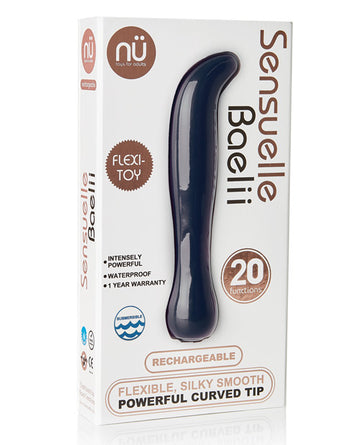 Nu Sensuelle Baelii Flexible G Spot Vibe 20 Function - Navy