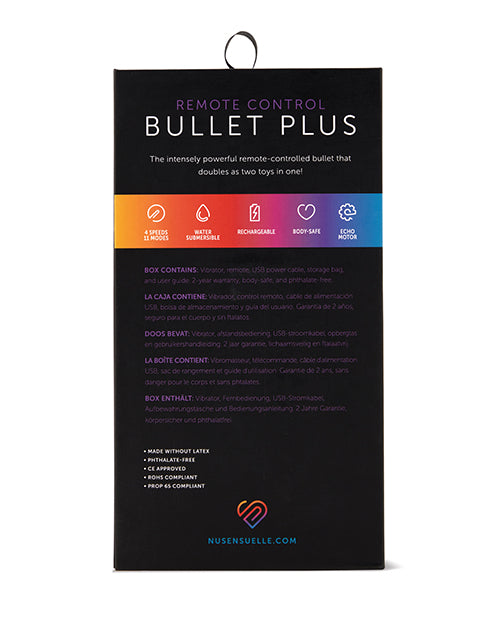 Nu Sensuelle Remote Control Wireless Bullet Plus - Navy Blue