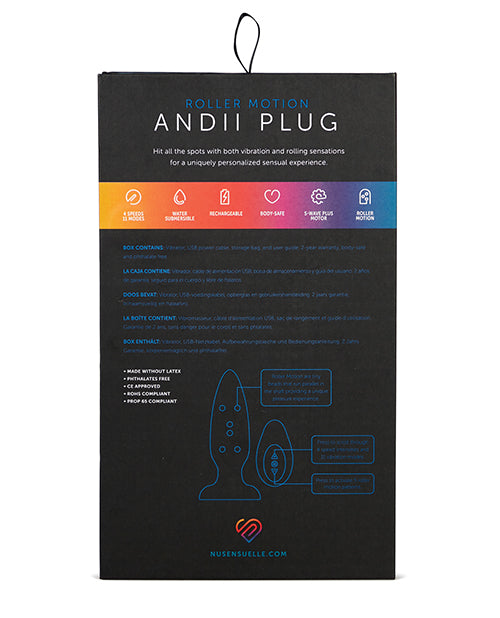 nu-sensuelle-andii-vertical-roller-motion-butt-plug-navy image