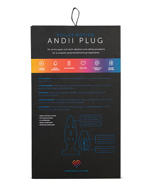 nu-sensuelle-andii-vertical-roller-motion-butt-plug-ultra-violet image