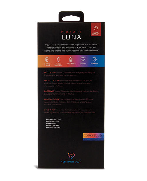 Nu Sensuelle Luna Velvet Touch Vibe - Emerald Green