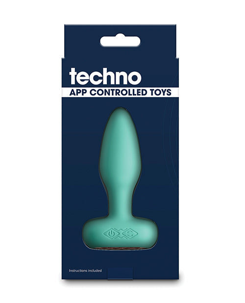 techno-prism-app-controlled-rotating-vibrating-anal-plug-teal image