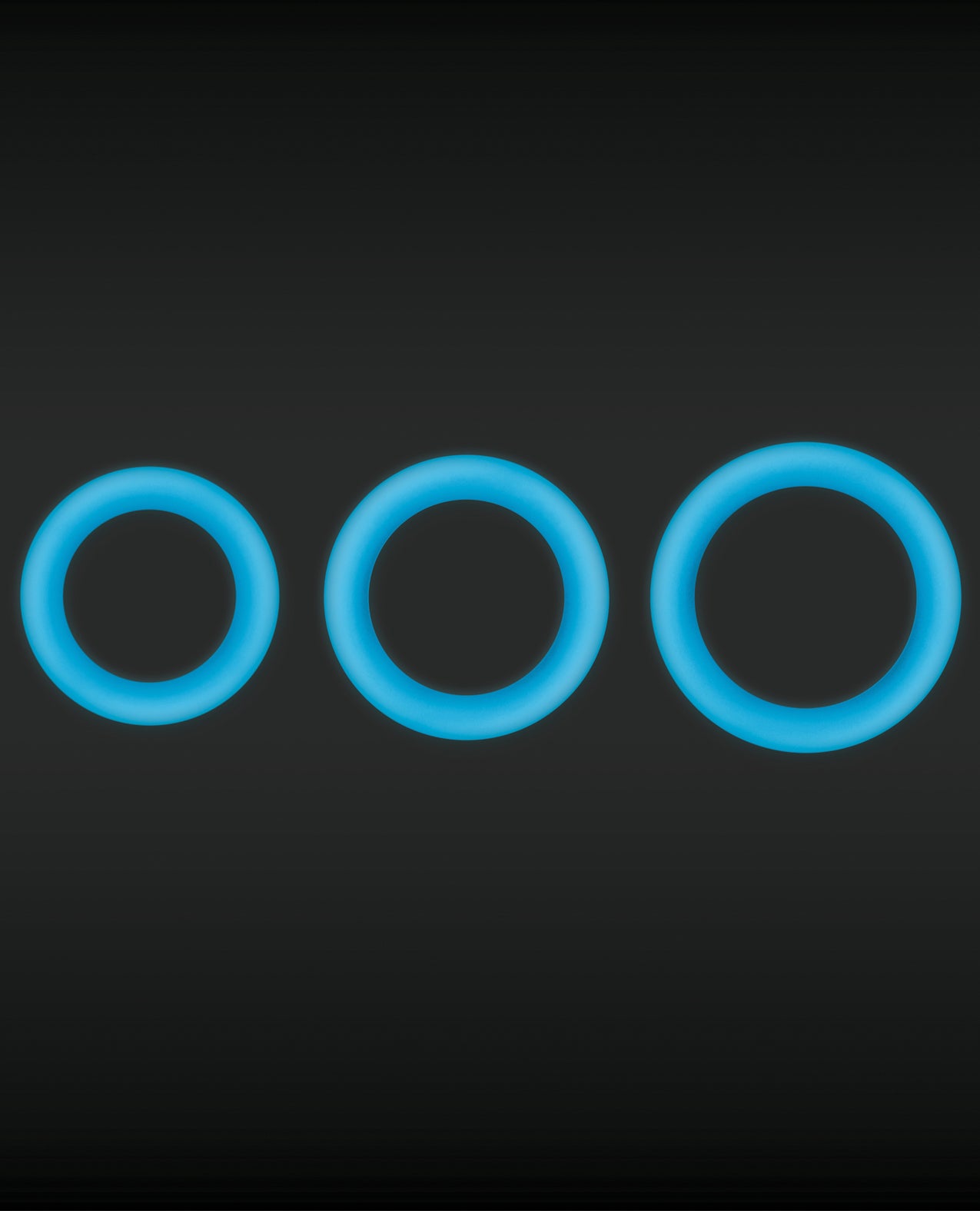 Firefly Halo Small Cockring - Blue