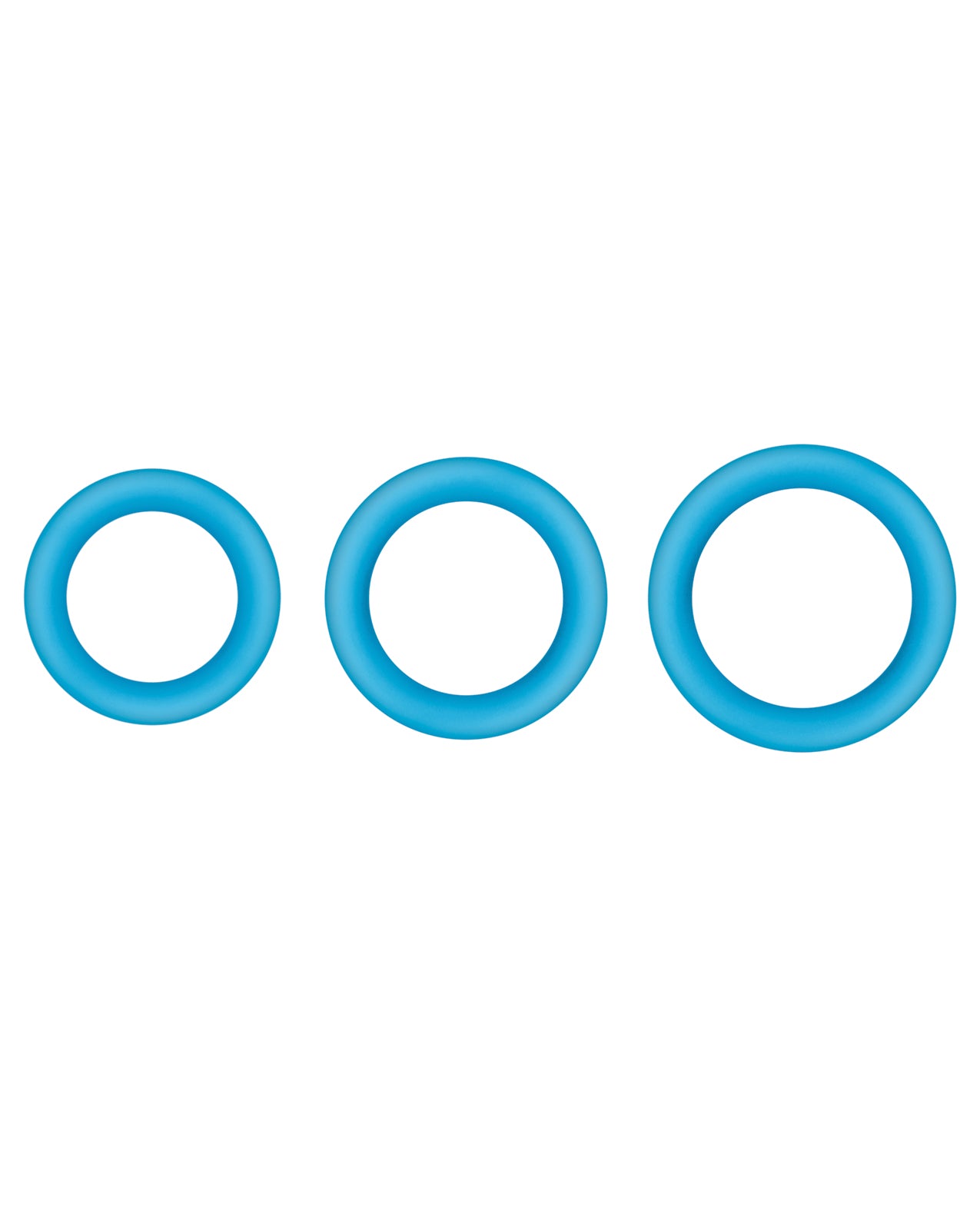 Firefly Halo Large Cockring - Blue