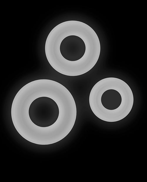 firefly-glow-in-the-dark-bubble-cock-rings-white-pack-of-3 image
