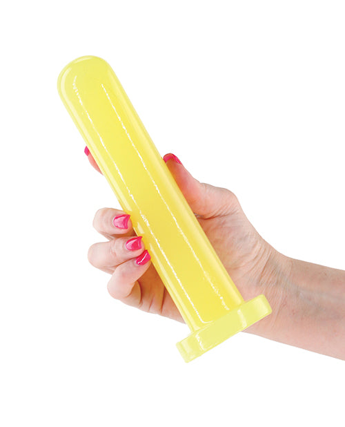 firefly-thrill-glow-in-the-dark-dildo-large-yellow image