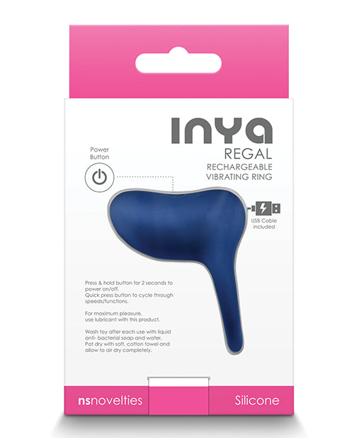 inya-regal-rechargeable-vibrating-ring-blue image