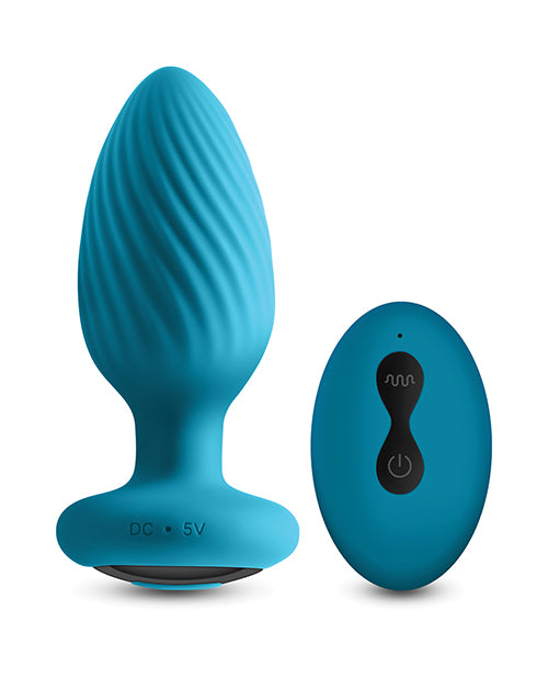 inya-alpine-20-gyrating-vibrating-anal-plug-wremote-teal image