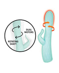 goddess-heat-up-rotating-vibrator-aqua image