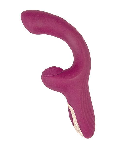 Blaze Heat Up Thumper Massager - Eggplant