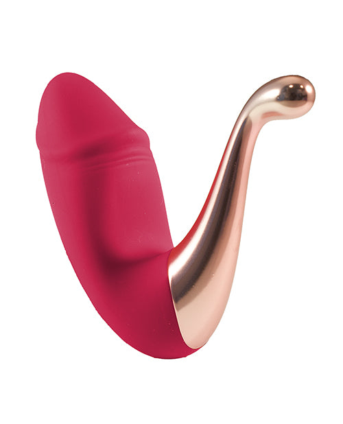 The Beat Double Pleasure G-Spot Vibrator - Red