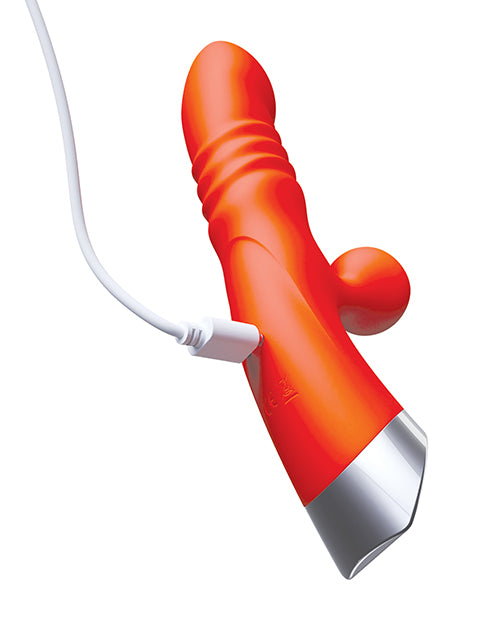 Nasstoys Intruder Thrusting Pleasure Vibe - Tangerine