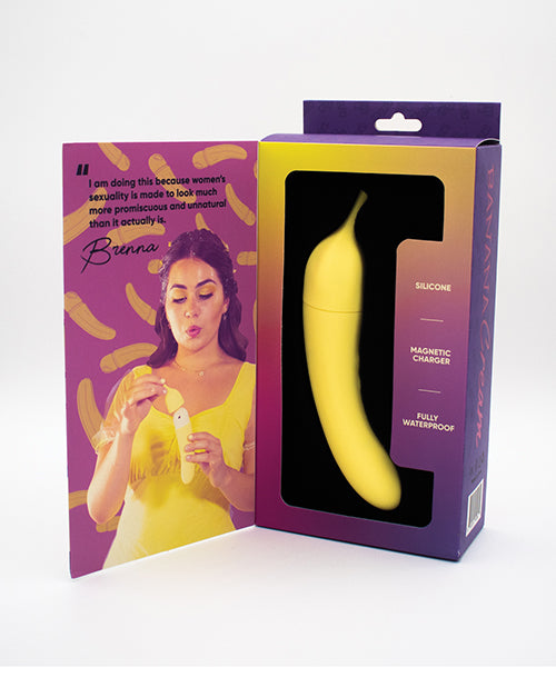 natalies-toy-box-banana-cream-air-pulse-g-spot-vibrator-yellow image