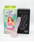 natalies-toy-box-cock-a-palooza-confetti-silicone-suction-dildo image