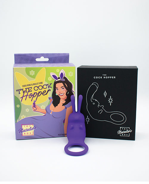 natalies-toy-box-the-cock-hopper-cock-ring-bullet-vibrator-purple image