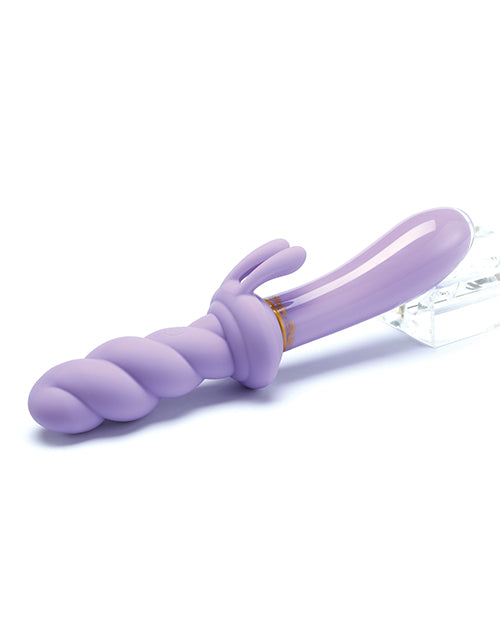 Cristal Jade Twist Glass Rabbit