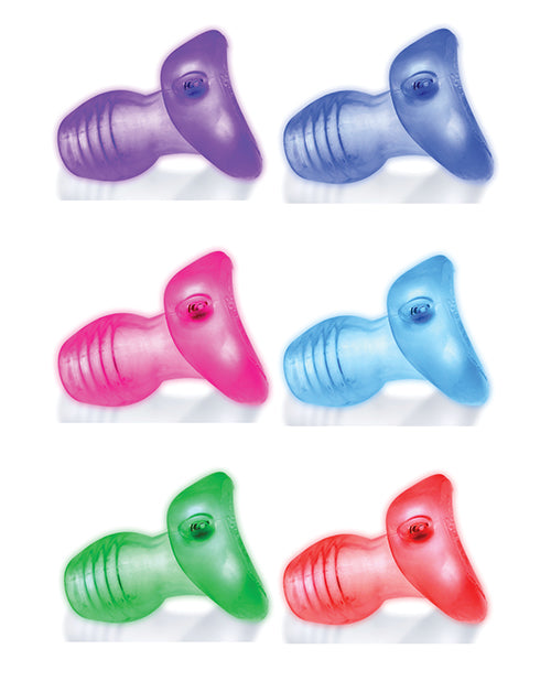 oxballs-glowhole-2-hollow-buttplug-wled-insert-large-clear image