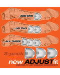 oxballs-cocksheath-adjustfit-inserts-pack-of-3-clear image