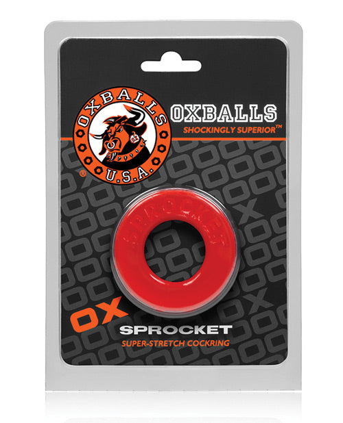 oxballs-atomic-jock-sprocket-cockring-red image