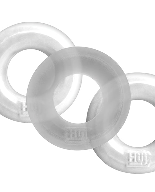 Hunky Junk C-Ring Multi Pack - White Ice Pack of 3