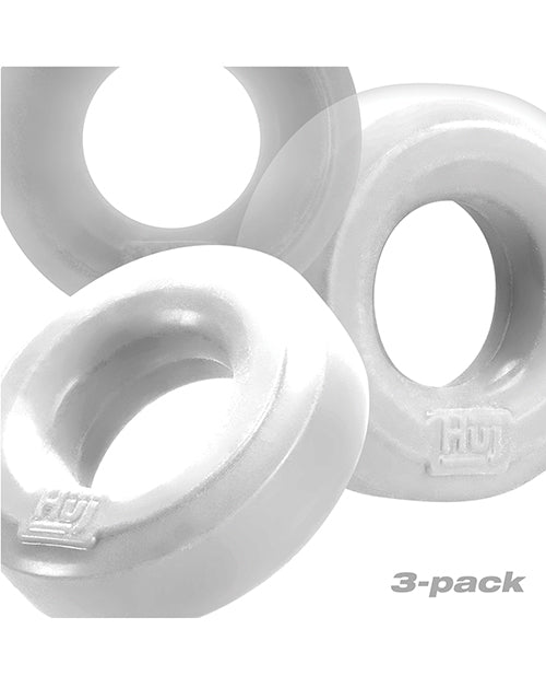 Hunky Junk C-Ring Multi Pack - White Ice Pack of 3