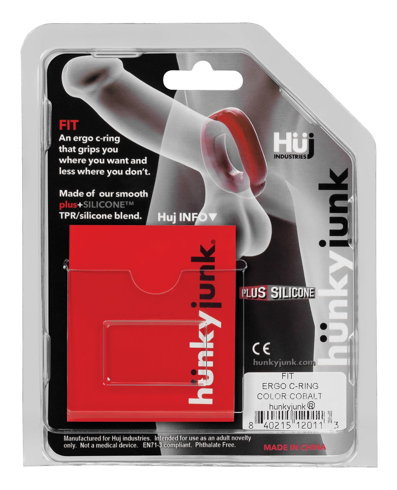 Hunky Junk Fit Ergo C-Ring - Ice